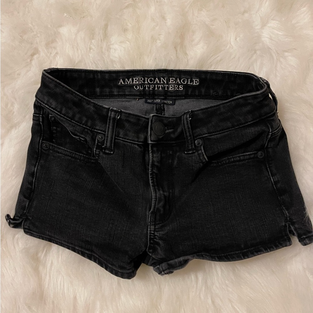 American Eagle Black Shorts 00